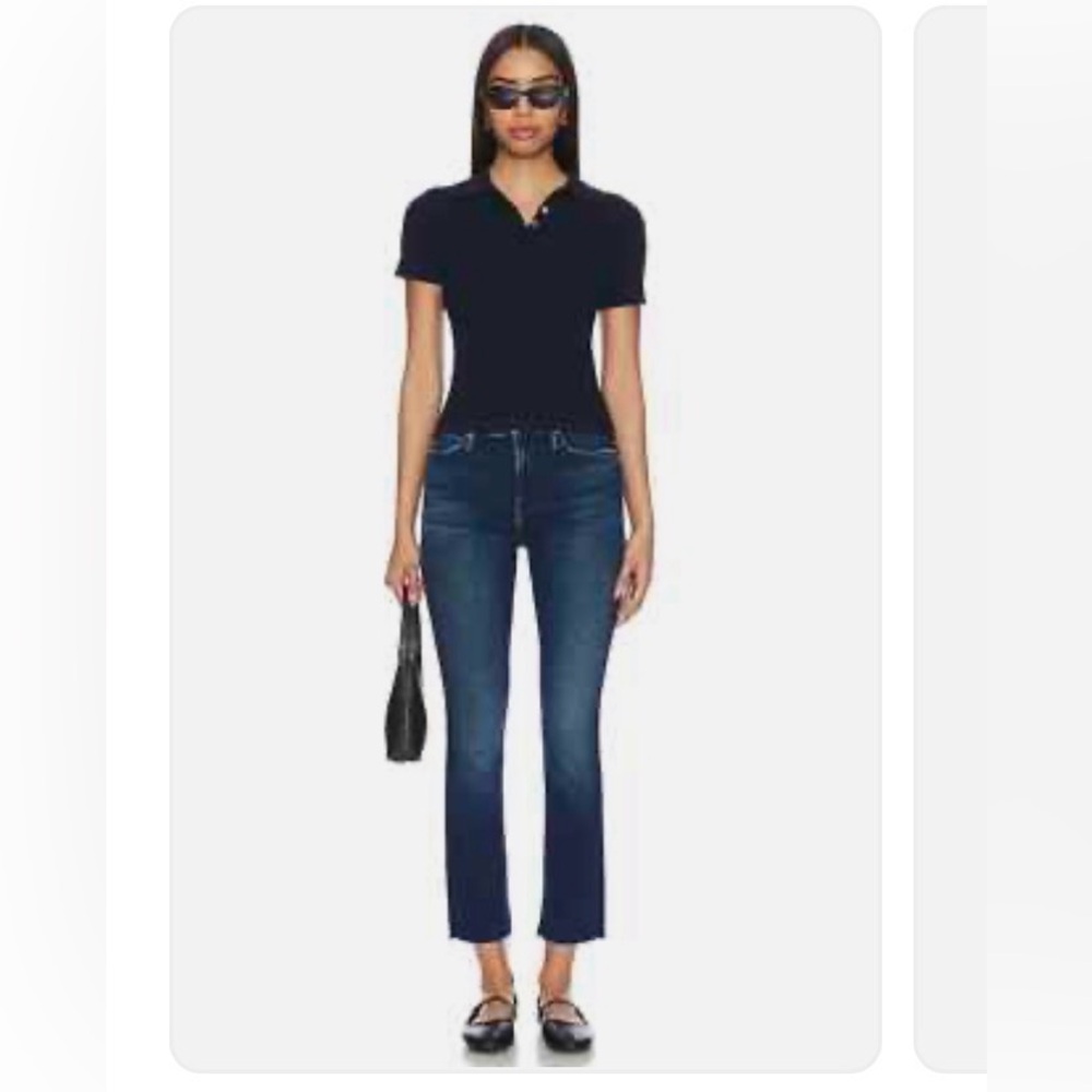 Mother The Dazzler Ankle Fray Jeans – “C’est La Vie” Wash Size 28
